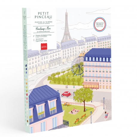 Coffret peinture au numéro Printemps à Paris