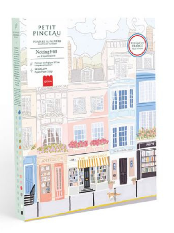 Coffret peinture au numéro Notting Hill par La petite épicerie