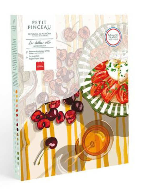 Coffret peinture au numéro Dolce Vita par La petite épicerie