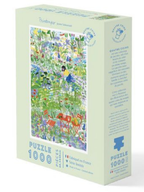 puzzle 1000 pièces champs de fleurs