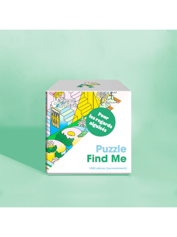 Puzzle1000 pièces find me par piece and love