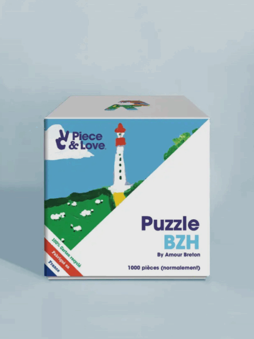 Puzzle 1000 pièces “Amour Breton” – Fabriqué en France