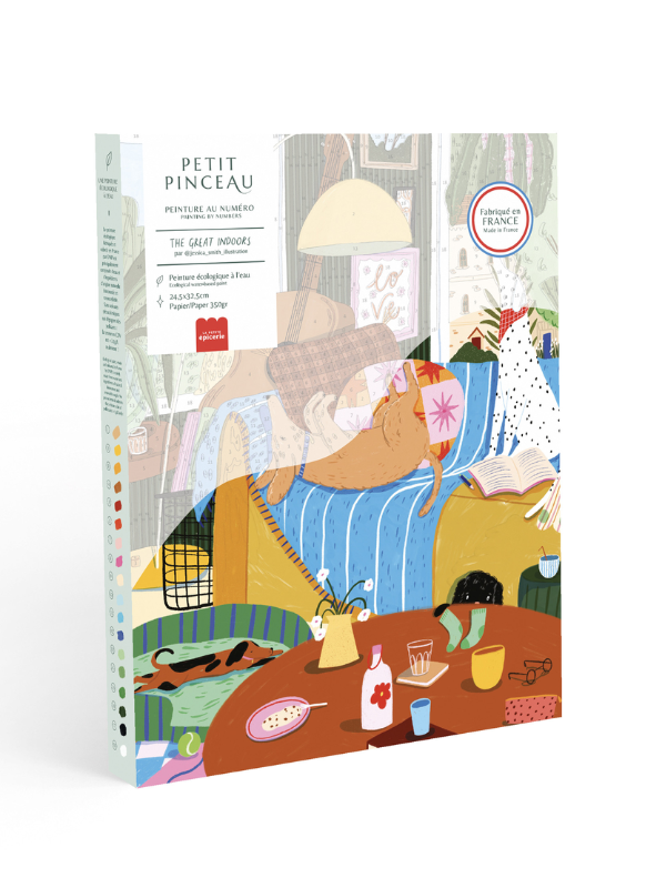 kit peinture aux numéros chiens