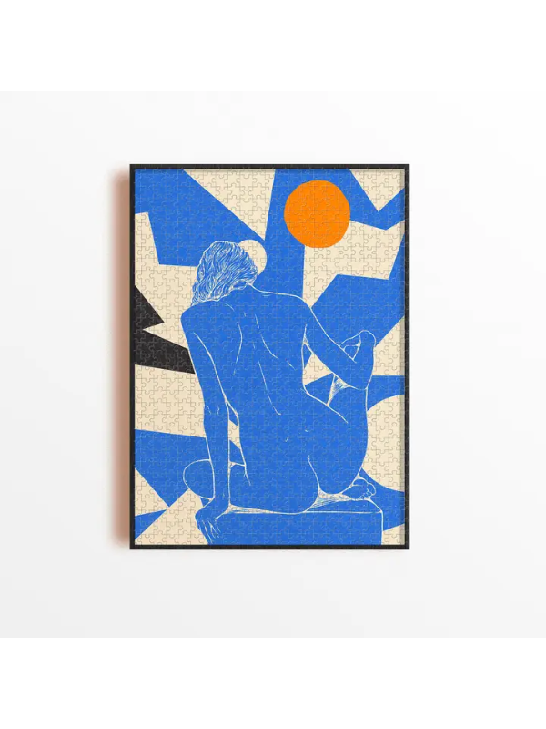 puzzle 1000 pièces Peau Bleue