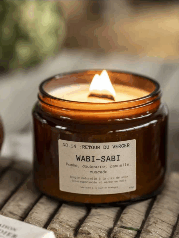 bougie naturelle fabriqué en France