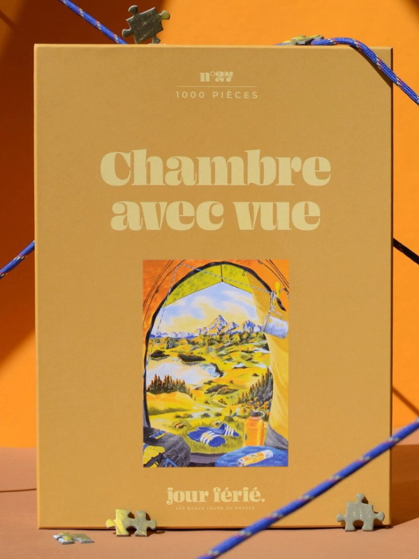 puzzle 1000 pièces paysage coloré