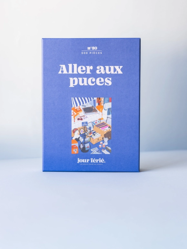 puzzle 500 pièces marché aux puces