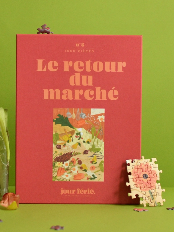 Un bouquet de couleurs à assembler, pièce après pièce