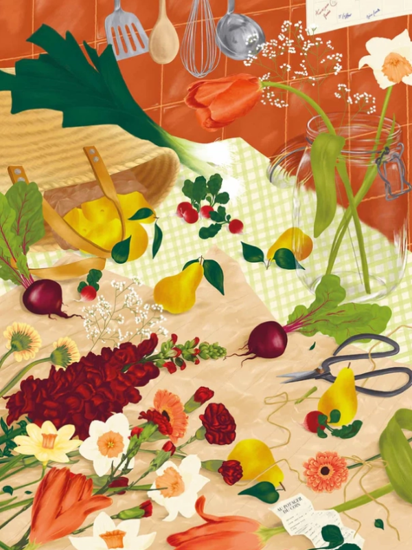 puzzle fruits et légumes fabriqué en France