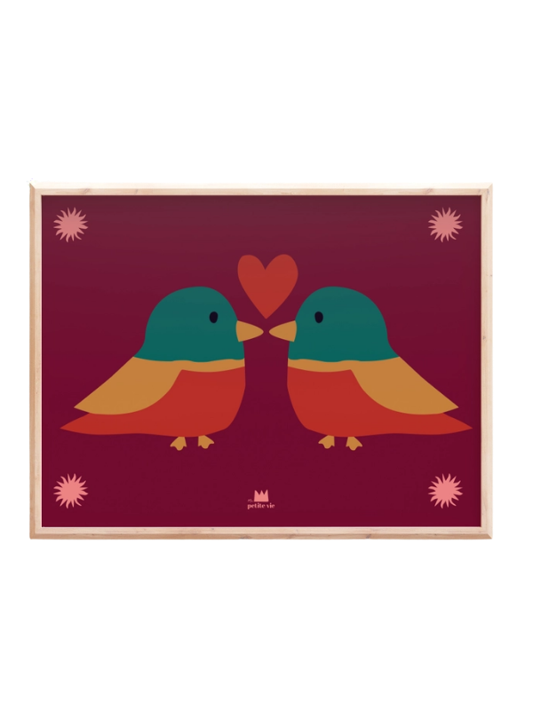 affiche oiseaux enfant